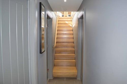 Wooden Straight Staircase