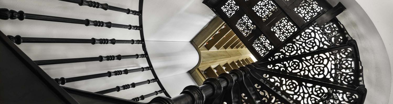 Victorian spiral staircase