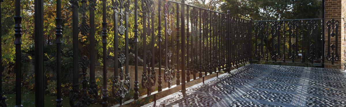 Victorian balcony metal