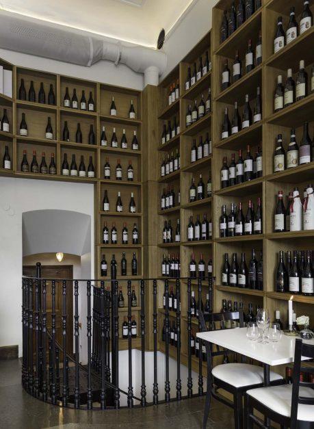 Stockholm Wine Bar Spiral Staircase