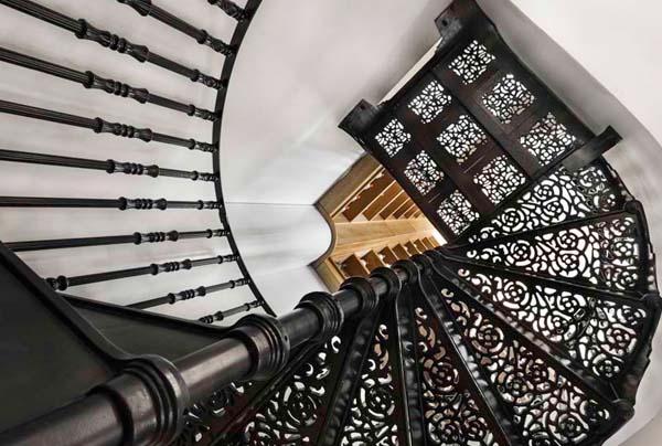 Scandinavian spiral staircase