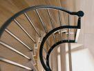 Bespoke Steel and Oak Helical Staircase