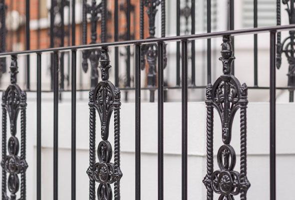 wrought iron railings