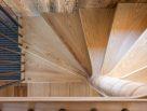 Ash Spiral Staircase Chalet